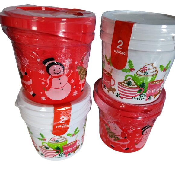 7 pack of Christmas/Winter Holiday snack gifting packages - Picture 2 of 3